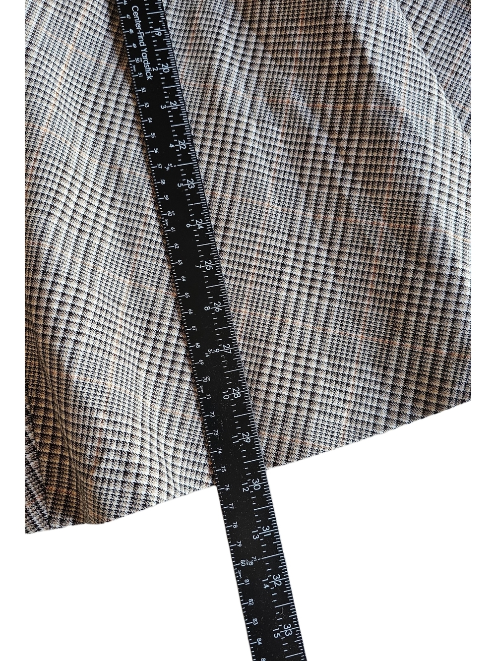 Worthington Glen Plaid Metallic A-Line Skirt Belted Size 8 - Picture 7 of 9